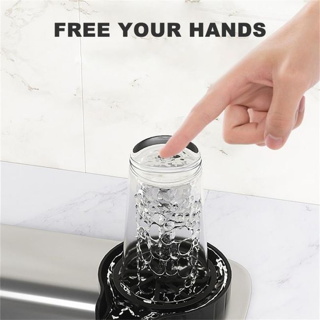 Faucet Glass Rinser,Washer Bar Rinser Automatic Cup Kitchen Tools