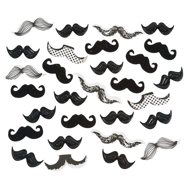 Fun Express - Mustache Confetti (2oz) for Party - Party Decor - General Decor - Confetti - Party - 1 Piece