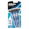 Gillette Mach3 Men's Disposable Razors, 3 Count