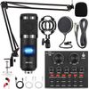 ALPOWL Podcast Equipment Bundle, Audio Interface with Voice Changer and BM800