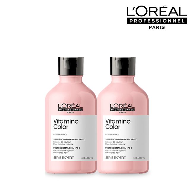 [For color-treated hair care] L’Oréal Vitamino Shampoo 300ML + Shampoo 300ML Duo Set