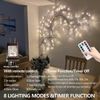Enchanted Willow Vine Lights for Wall: 7.5FT Led Twinkling Tree Branch Light for