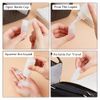 BENECREAT Set of 10 12ml Plastic Translucent Lotion Cream Cosmetic Subdivision Refill Bottle Travel Bottle