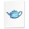 4 x 'Blue Tea Pot' Gift Tags/Labels (GI00031820)