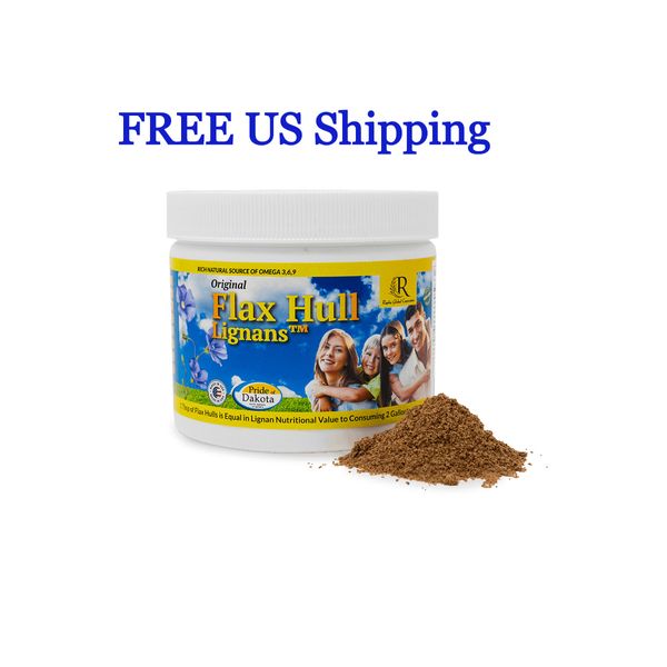 ORIGINAL : Flax Hull Lignans / 5oz Powder from Organic Flax. 