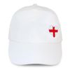 TeddyT's Women's England Heart Flag Baseball Cap Hat White