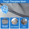 BKSAI Window Net to Keep Bugs Out Bug Net for Windows Fits Any Size 130x150CM Smaller Adjustable Mesh DIY Bug Net Fly Screen Window Nets