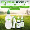 Xlear Dry Nose Relief Kit, Xlear Nasal Spray, Rinse Neti Pot, 50 Refill Packets