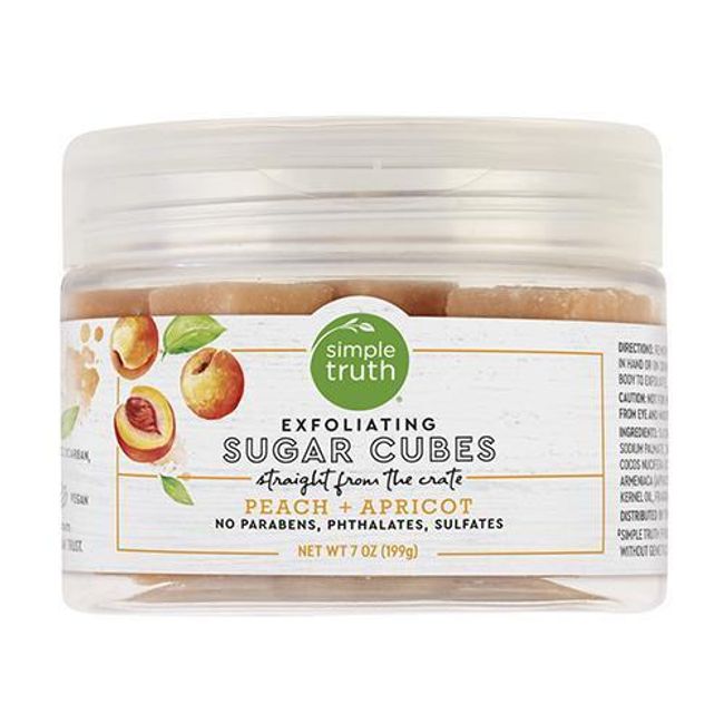 Simple Truth Exfoliating Sugar Cubes Peach and Apricot -- 7 oz