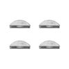 M8 8mm Half Moon Maxi Luna Replacement Washers Nuts for Bunk Beds Cots - UNTHREADED