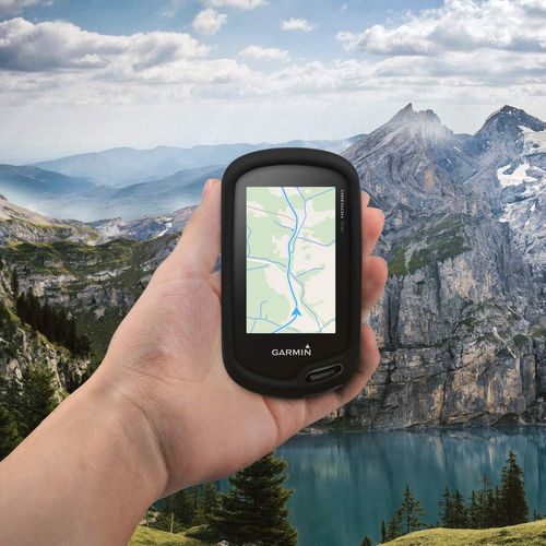 kwmobile 対応: Garmin Oregon 700 / 750t / 600 / 650 ケース - GPS ナビ シリコン 保護ケース 黒色