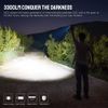 Trustfire Magnetic Rechargeable LED Flashlight 3300 Lumens EDC Torch Waterproof