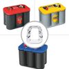 Battery Tray Hold Down Compatible with Optima Batteries Red Yellow Blue Top D34M