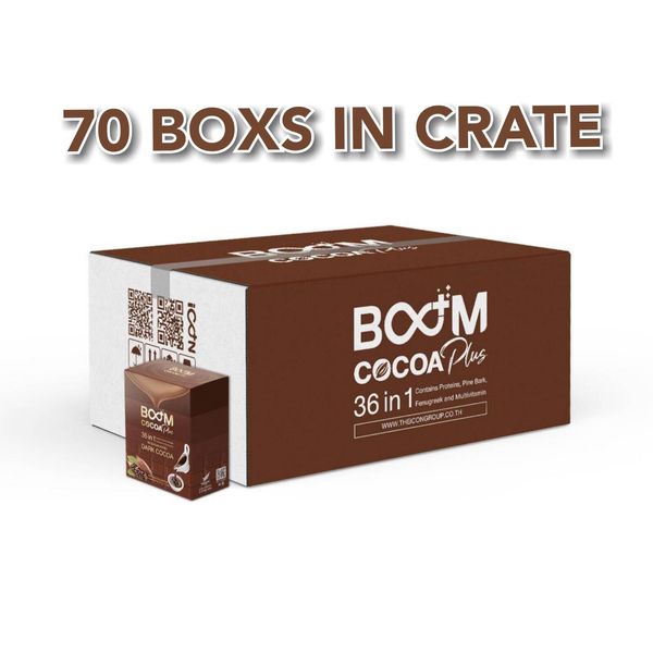 70 BOXS IN CRATE BOOM COCOA PLUS WEIGHT CONTROL PRODUCT SIMPLE HEALTH CARE