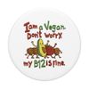 Vegan cartoon quote PopSockets mit austauschbarem PopGrip