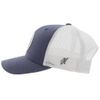 HOOEY Men's Quanah Round Patch Mesh Back Trucker Cap Navy One Size