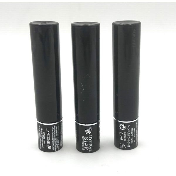 Lot of 3: Lancome Hypnose Star WATERPROOF  Mascara Noir Midnight  2ml*3=6ml