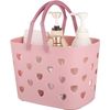 Anyoifax Portable Shower Caddy Tote Plastic Storage Basket with Handle Box