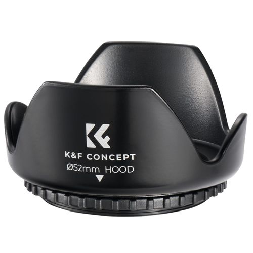 K&F Concept Reversible Lens Hood for Canon F-M 15-45mm f/3.5-6.3 is STM;RF-S 18-45mm f/4.5-6.3 is STM Lens Replaces Canon EW53 Lens Hood