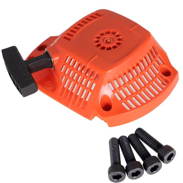 waltyotur 544287002 Pull Recoil Starter Assembly Replacement for 435 & 435E Chainsaw (with 4pc Screws)