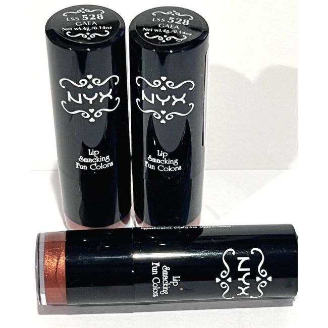 NYX LIP SMACKING FUN COLORS-- 3 LIPSTICK-- LSS 528 GAEA