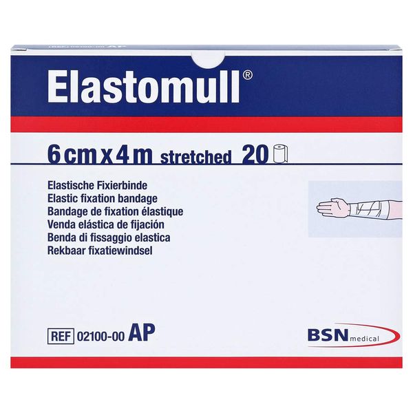 Elastomull 4mx6cm 2100 elastische Fixierbinden, 20 St [Badartikel]