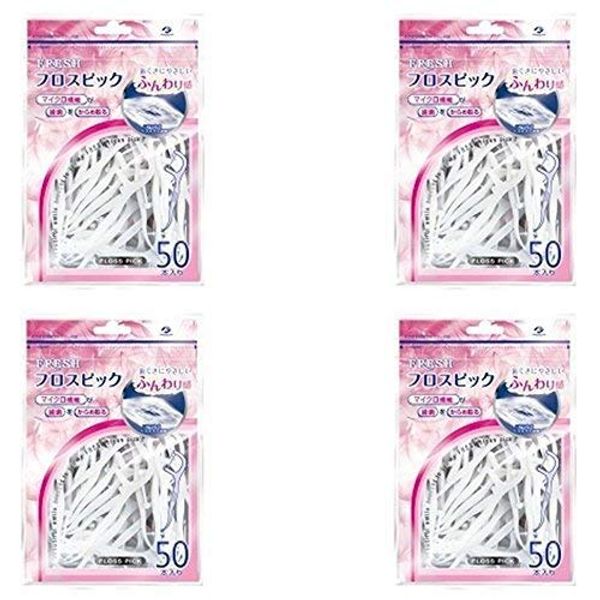 [Bulk Purchase] Dental Pro Fresh Floss Pick 50P (4 Pieces)