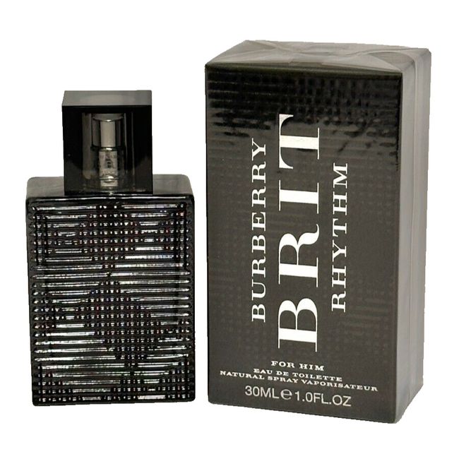 Burberry Brit Rhythm by Burberry for men, 1.0 oz / 30 ml EDT spray