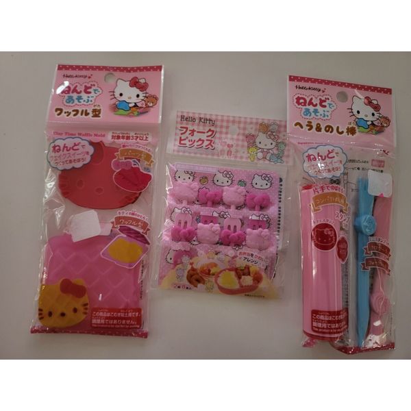 Hello Kitty Bento Box 3 件套 捆绑出售物品 全新-