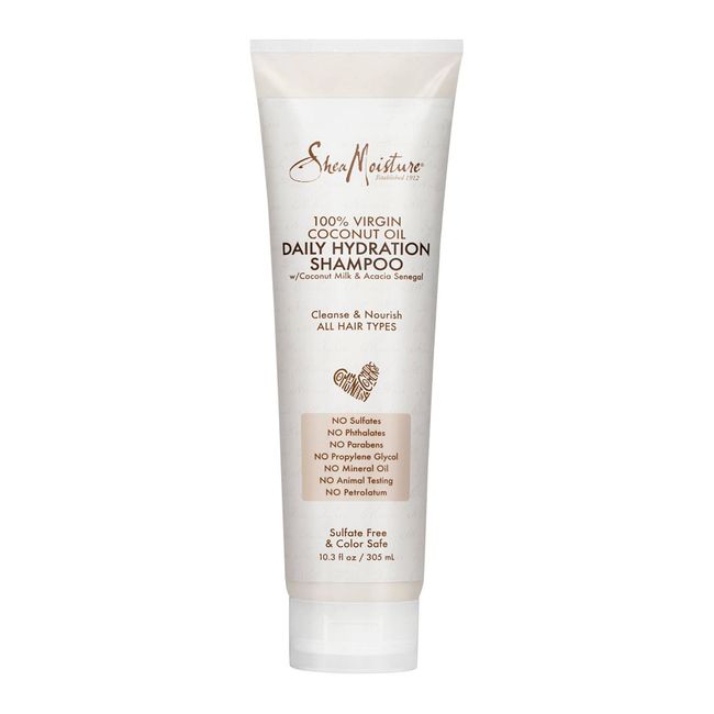 SheaMoisture 100% Virgin Coconut Oil Daily Hydration Shampoo 10.3oz