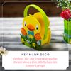HEITMANN DECO Felt Basket, Yellow, Green, Duck