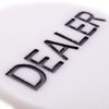 Brybelly 2" Engraved White Dealer Poker Button