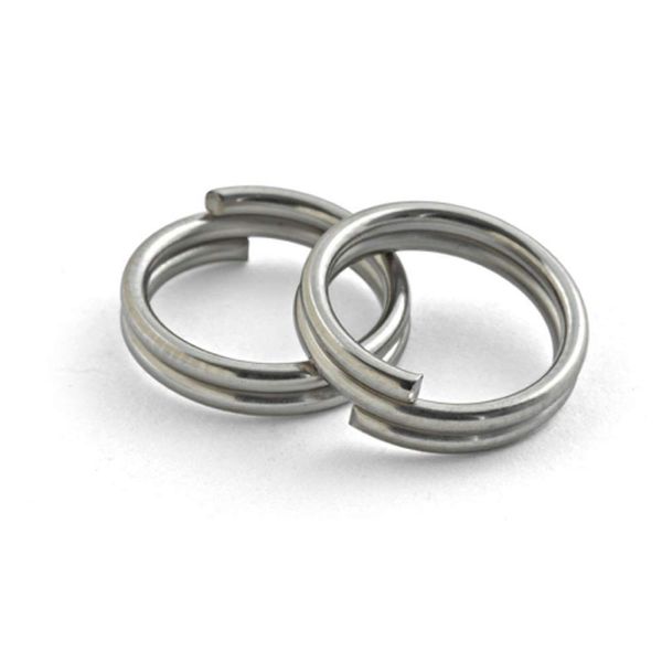 SouthBend Swivel Split Rings S/Steel Sz-8