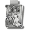 Bless This Car O Lord We Pray Auto Visor Clip Made From Pewter