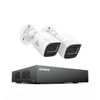 SANNCE 8CH DVR 1080P CCTV Security Camera System Outdoor Human Detection H.265+