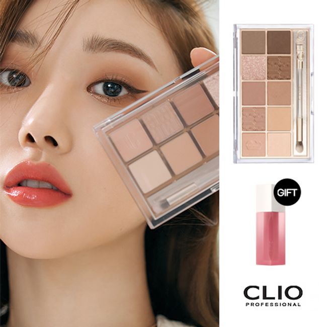 Clio Pro Eye Palette AD+ (Gift) Chiffon Blur Tint Mini Random, 015 Spring Sunshine on Canvas, 1ea