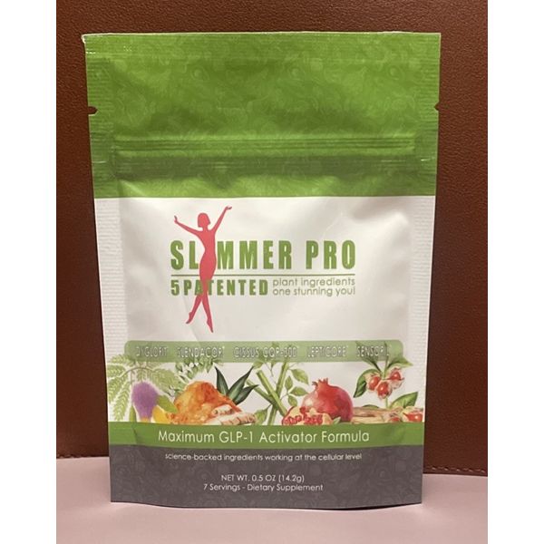 New - Slimmer Pro - Maximum GLP-1 Activator Formula - Powdered - 7 Servings