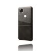 Google pixel 4a Case, Back Card Storage, Notebook-Type, Slim, Leather, Shockproof, Smartphone Case, Wireless Charging Compatible (Black)