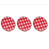 Mason Jar Color Lid for Regular Mouth (Red, 3)