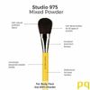 bdellium tools Studio 975S Mixed Powder Makeup Brush