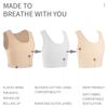 XUJI Brust Binder Transgender FTM Elastische Kompression BH Pullover Tank Top (B, L)