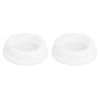 sourcing map 2Pcs White Plug Holes, Waterproof Rubber Button Plug for 50mm / 1.97" Hole