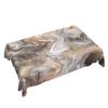 Walmsco Tablecloth Gray Gold Marble Decor For Dining Room Kitchen Rectangular Table Cover 132 * 178cm