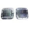 ( 2 ) 2つクロムSmallバタフライラッチ(分割ディッシュ、Padlock )のATA Road Cases