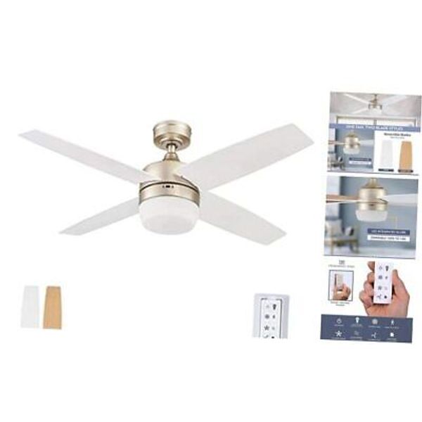 51470-01 Atlas Ceiling Fan, 44 Champagne