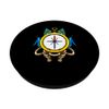 Camper Campsite Compass Tent Outdoor Camping PopSockets Swappable PopGrip