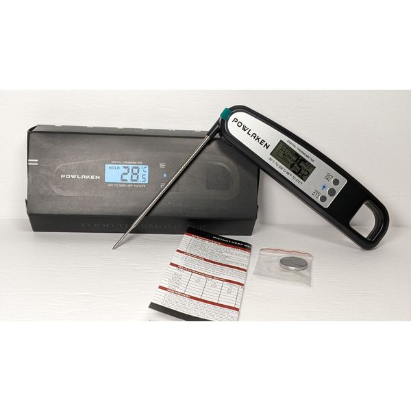 Digital Food Thermometer -58°F to 572°F Backlight Min/Max Spare Battery