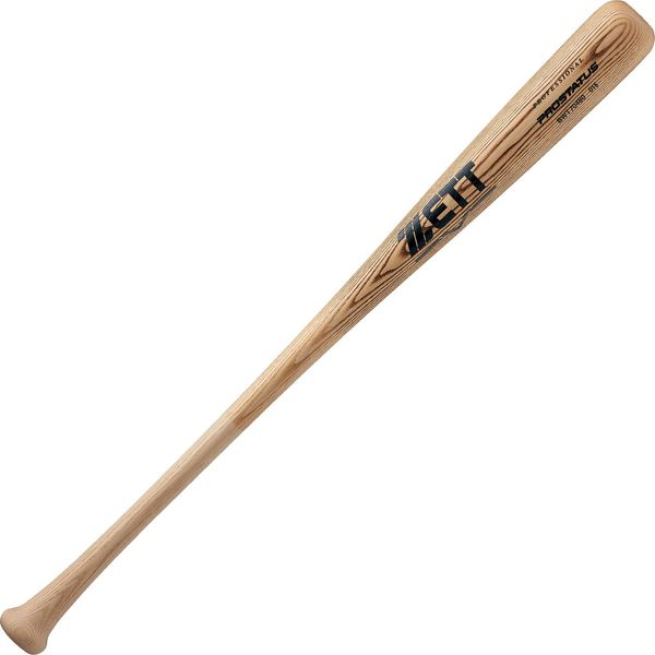 Zett BWT70480 Prostatus, Soft Baseball Bat, Wooden, 31.5 inches (80 cm), 22.9 oz (650 g), Average, Baked (1201MO), Made in Japan