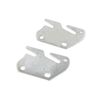 Bitray Wood Bed Plates Wood Bed Rail Hook Plates for Bed Frame Bracket Headboard Footboard Replacement - 4pcs