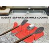 Kitchen Discovery Silicone Spoon Rest  BPA Free  RED